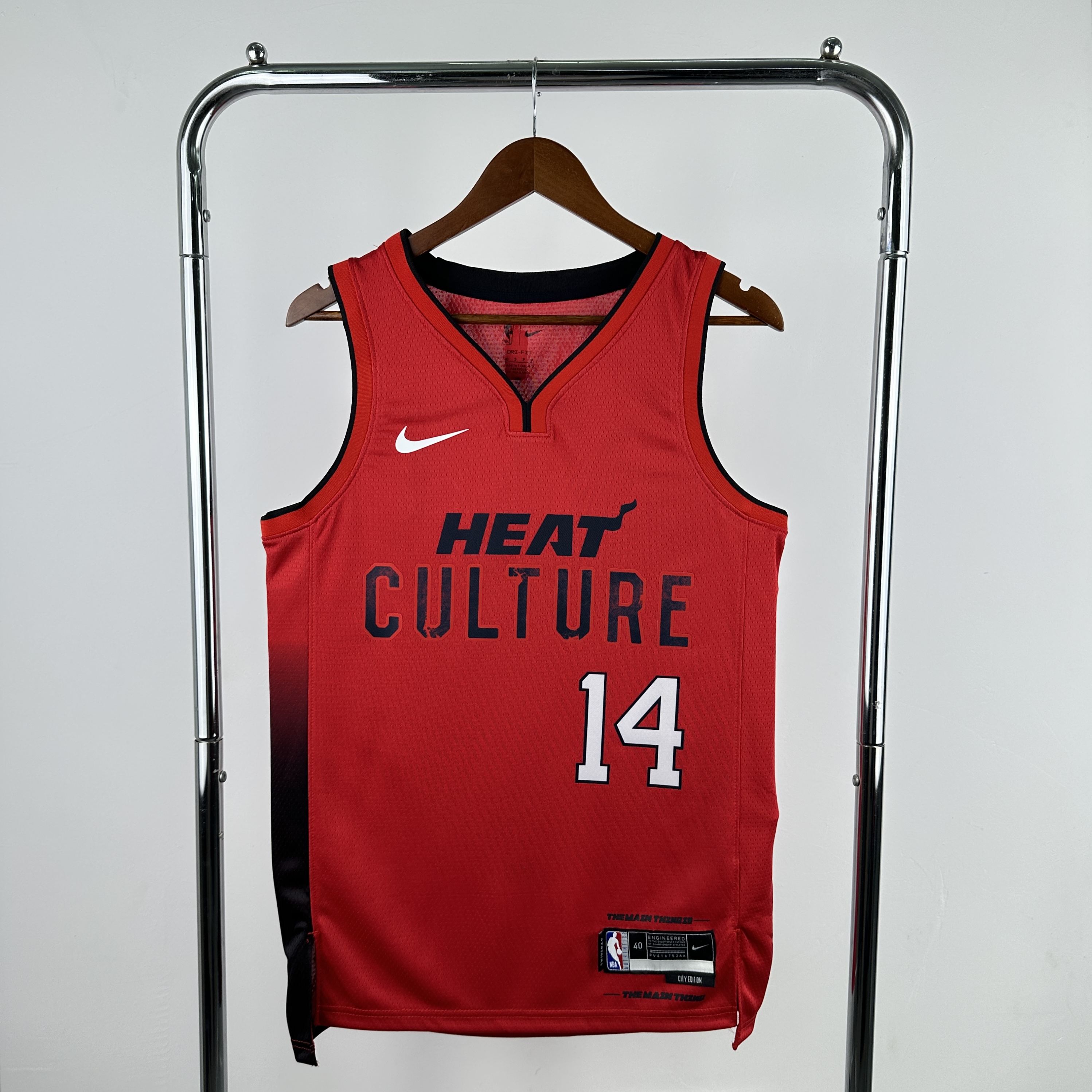 Men Miami Heat #14 Herro Red City Edition Season Nike 2025 NBA Jersey
